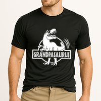 Grandpasaurus Grandfather Grandpa Pop Pop Trex Dinosaur Sweat Cooling Performance Crew T-Shirt