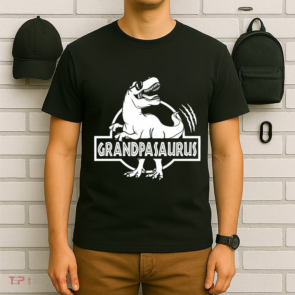 Grandpasaurus Grandfather Grandpa Pop Pop Trex Dinosaur Sweat T-Shirt