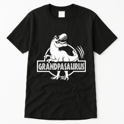 Grandpasaurus Grandfather Grandpa Pop Pop Trex Dinosaur Sweat Tall T-Shirt