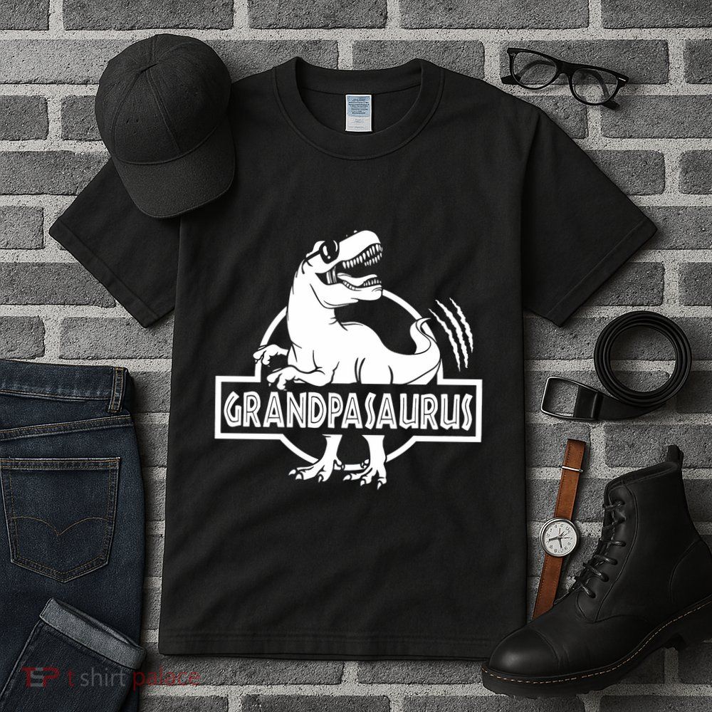 Grandpasaurus Grandfather Grandpa Pop Pop Trex Dinosaur Sweat Tall T-Shirt