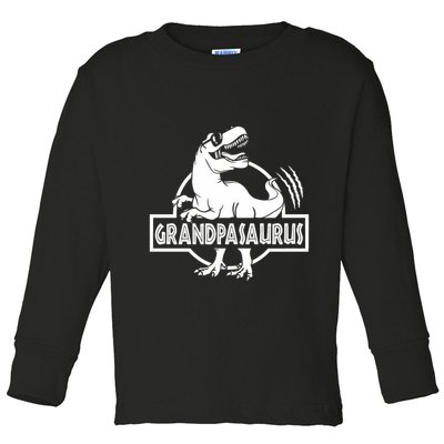 Grandpasaurus Grandfather Grandpa Pop Pop Trex Dinosaur Sweat Toddler Long Sleeve Shirt