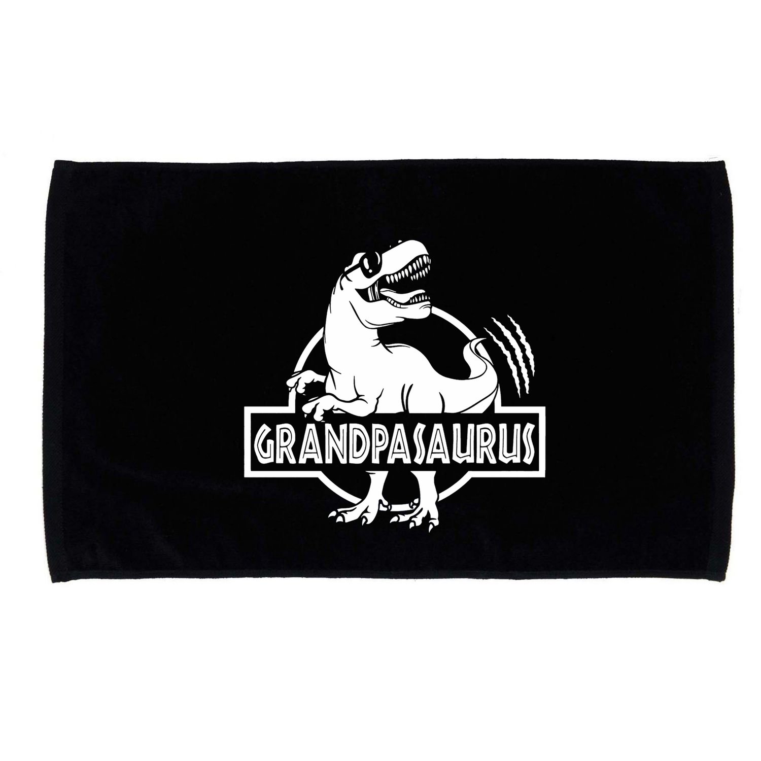 Grandpasaurus Grandfather Grandpa Pop Pop Trex Dinosaur Sweat Microfiber Hand Towel