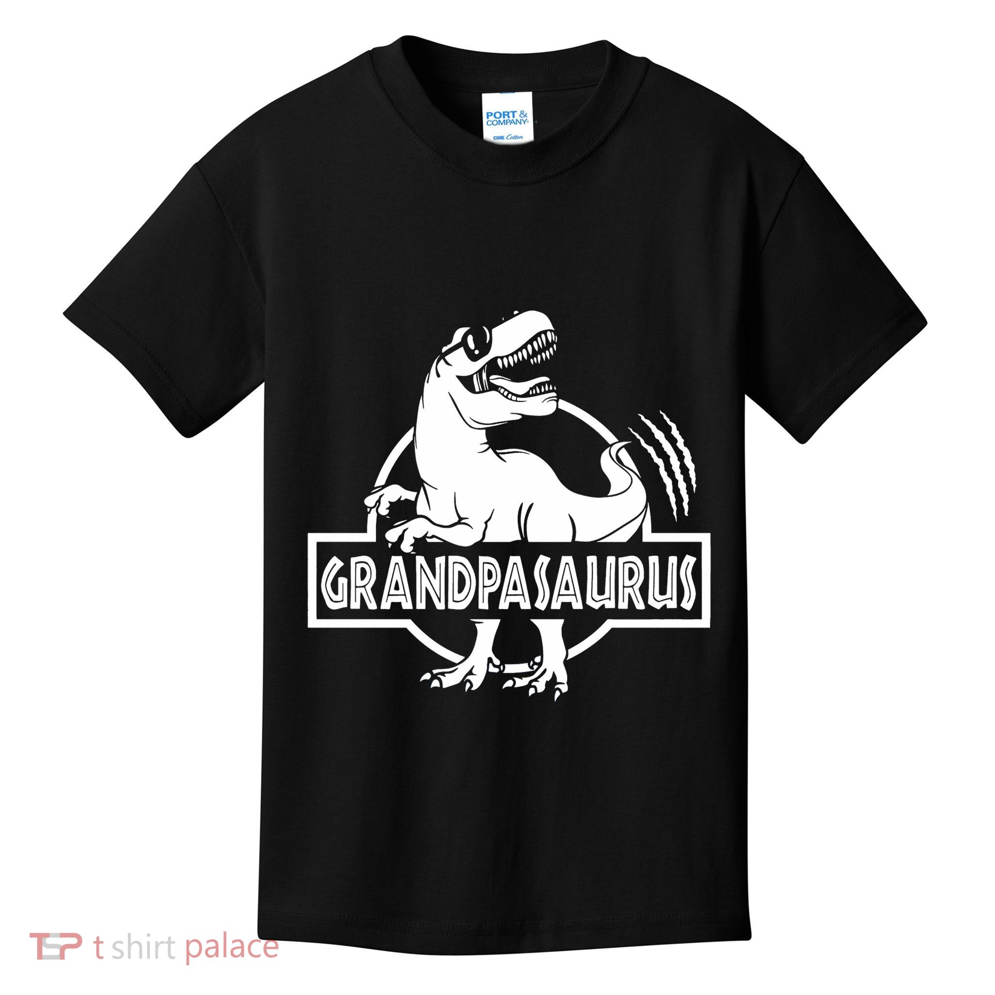 Grandpasaurus Grandfather Grandpa Pop Pop Trex Dinosaur Sweat Kids T-Shirt