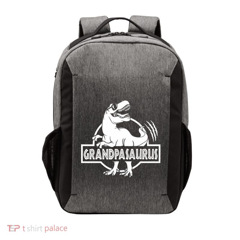Grandpasaurus Grandfather Grandpa Pop Pop Trex Dinosaur Sweat Vector Backpack