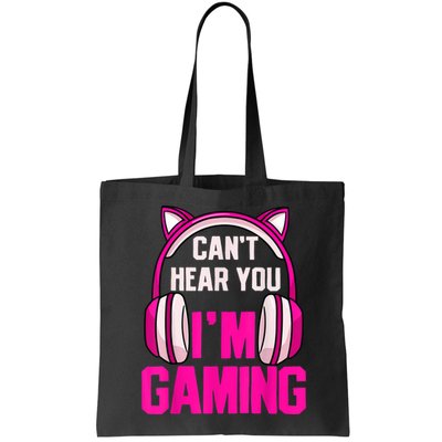 Gamer Girl Gaming I Can't Hear You I'm Gaming Video Games Bag