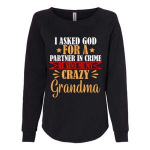 Grandma Grandaughter Womens California Wash Sweatshirt