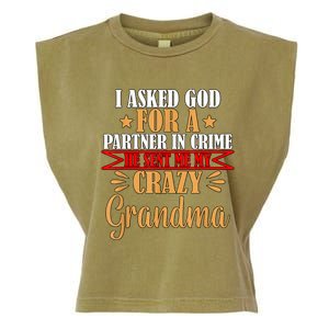 Grandma Grandaughter Garment-Dyed Women's Muscle Tee