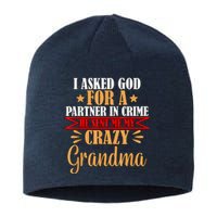 Grandma Grandaughter Sustainable Beanie