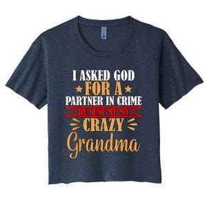 Grandma Grandaughter Women's Crop Top Tee