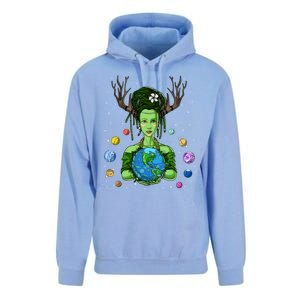 Gaia Greek Goddess Mother Earth Day Hippie Environt Witch Gift Unisex Surf Hoodie