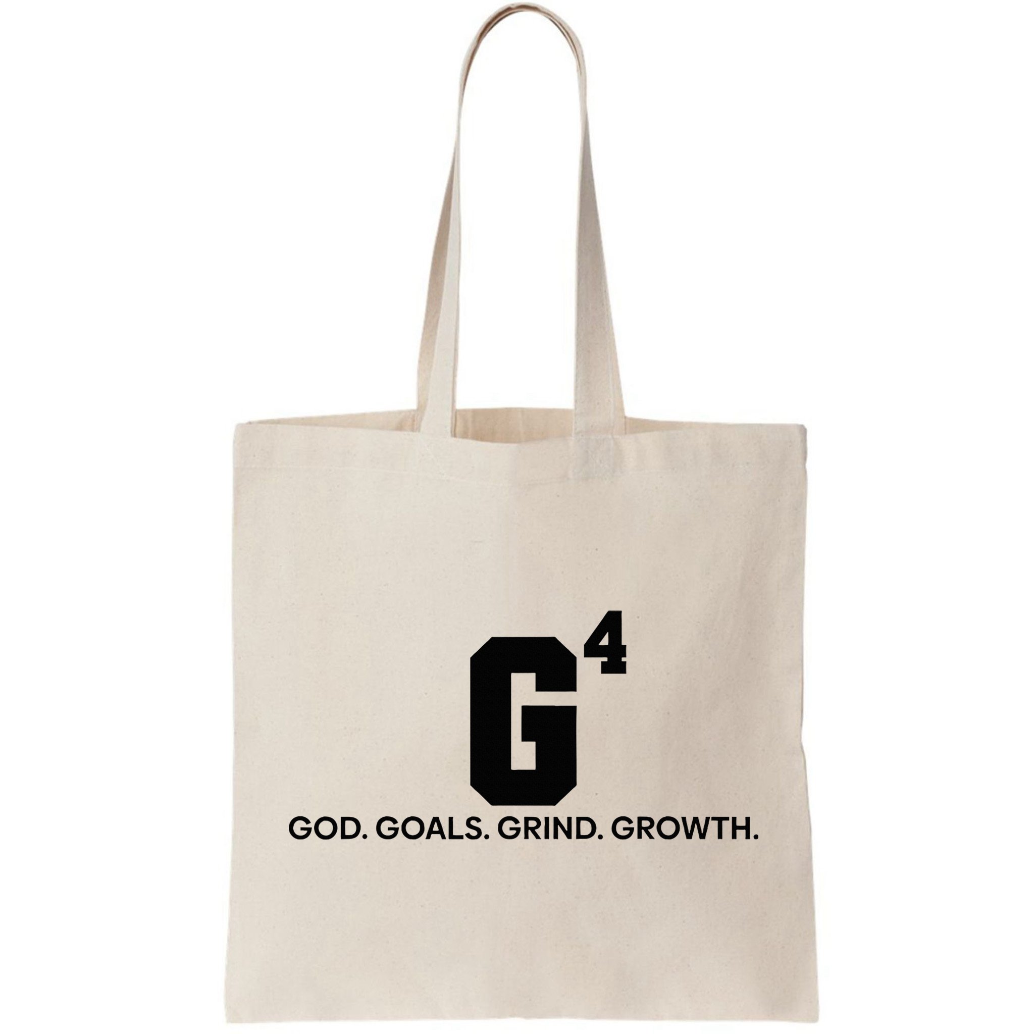 G4 God Goals Grind Growth Funny Christian Bag