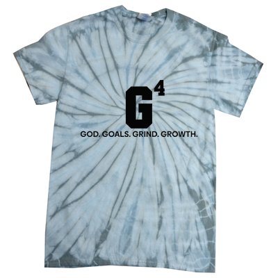 G4 God Goals Grind Growth Funny Christian Tie-Dye T-Shirt