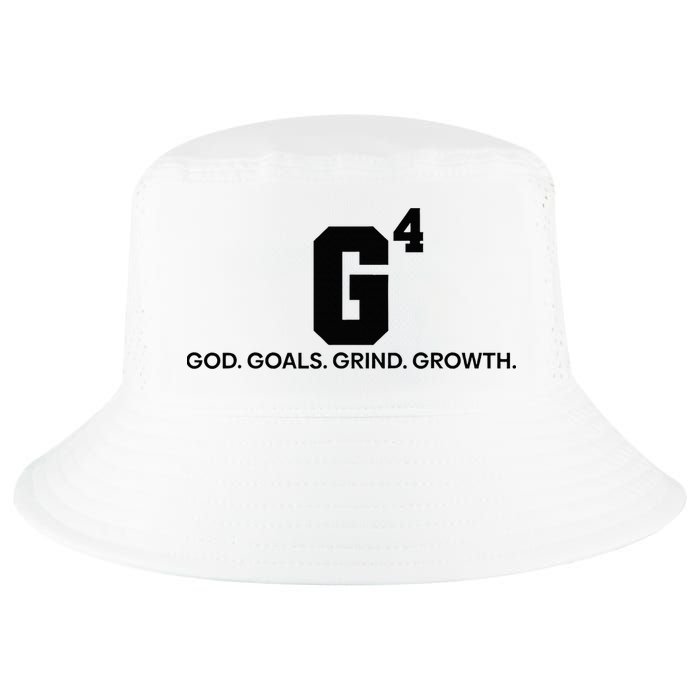 G4 God Goals Grind Growth Funny Christian Cool Comfort Performance Bucket Hat