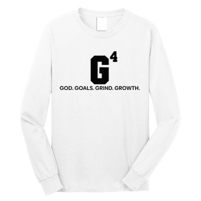 G4 God Goals Grind Growth Funny Christian Long Sleeve Shirt