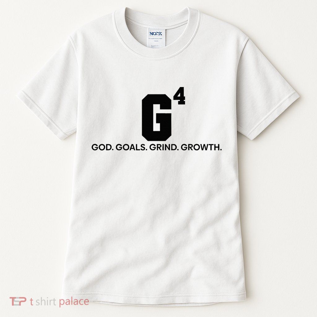 G4 God Goals Grind Growth Funny Christian Tall T-Shirt