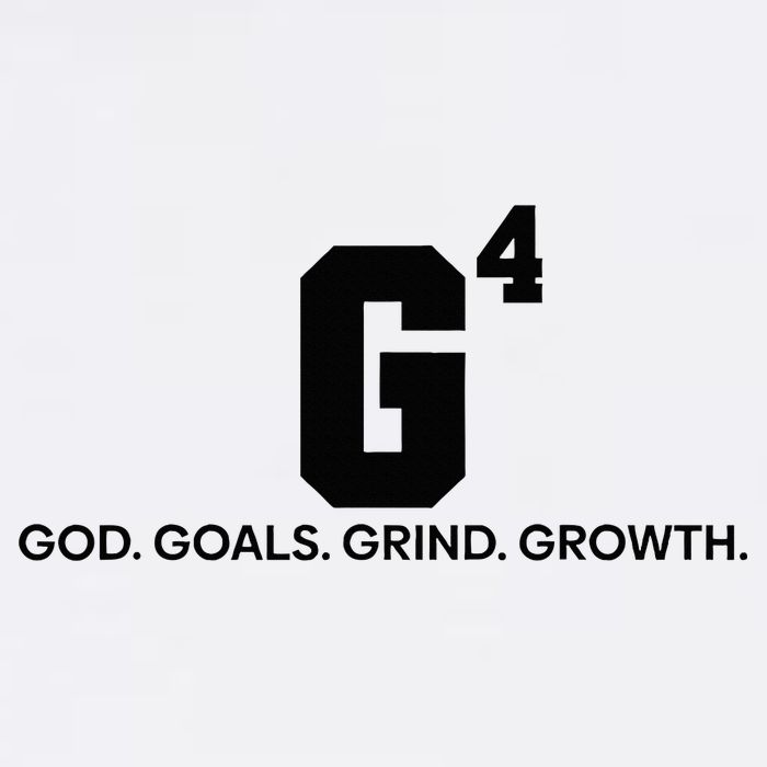 G4 God Goals Grind Growth Funny Christian Sustainable Bucket Hat