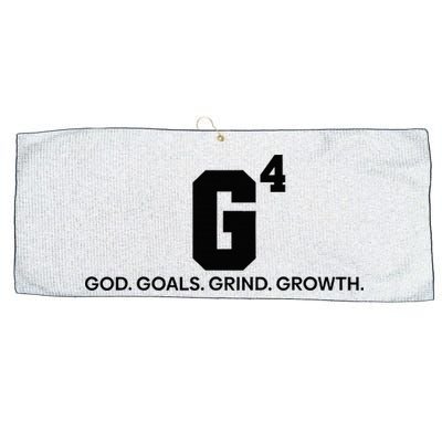 G4 God Goals Grind Growth Funny Christian Large Microfiber Waffle Golf Towel