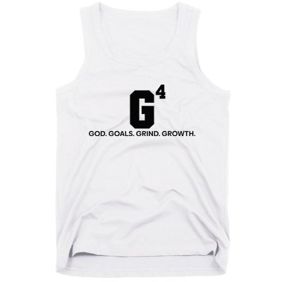 G4 God Goals Grind Growth Funny Christian Tank Top