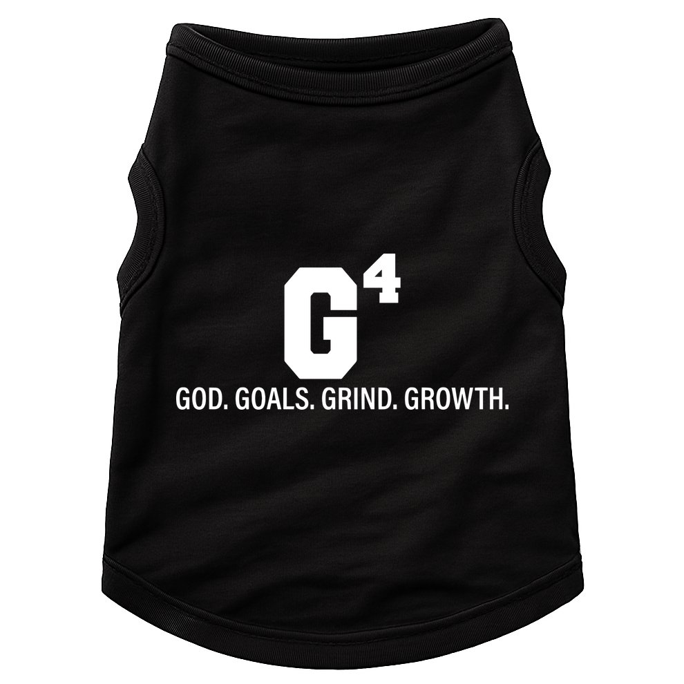 God Goals Grind Growth Doggie Tank