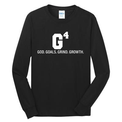 God Goals Grind Growth Tall Long Sleeve T-Shirt