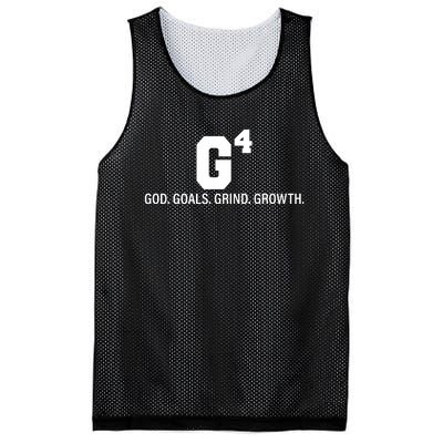 God Goals Grind Growth Mesh Reversible Basketball Jersey Tank