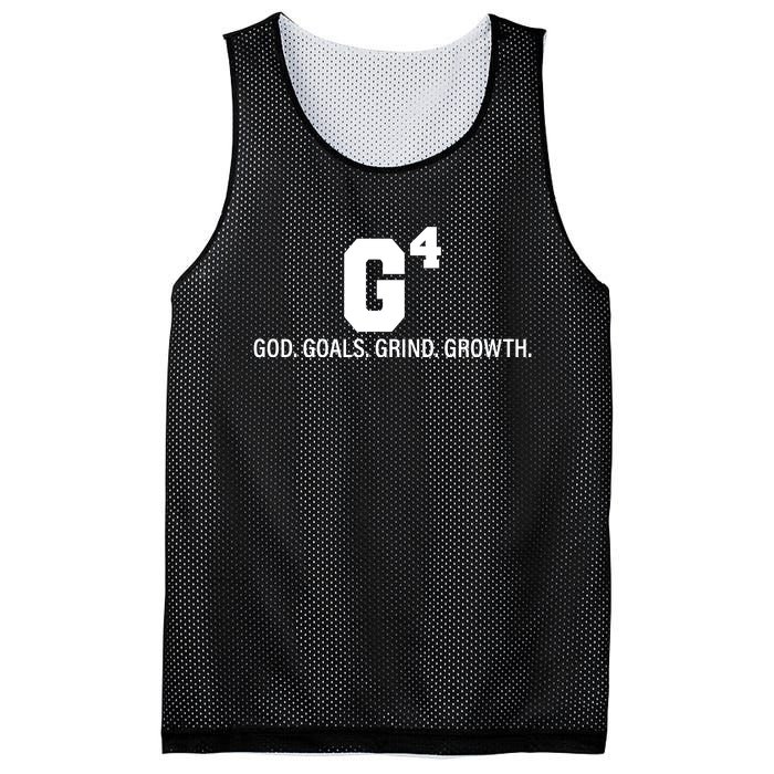 God Goals Grind Growth Mesh Reversible Basketball Jersey Tank