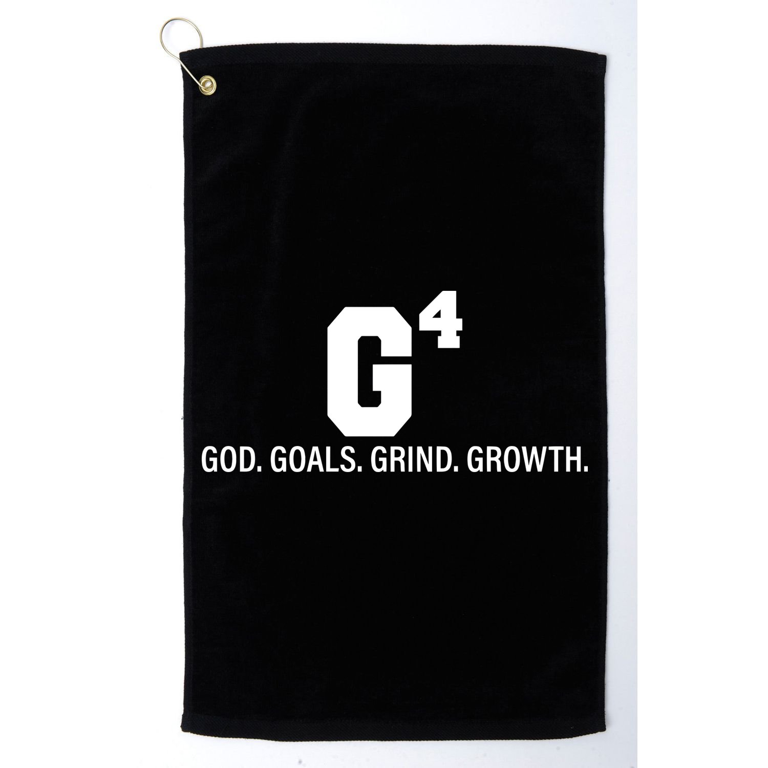 God Goals Grind Growth Golf Towel