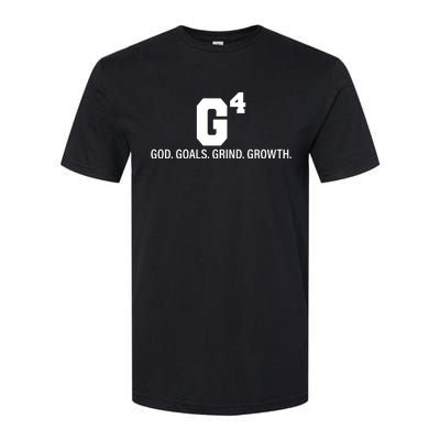 God Goals Grind Growth Softstyle CVC T-Shirt