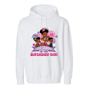 Great Grandma Gracies Corner Birthday Dolls Cute Party Garment-Dyed Fleece Hoodie