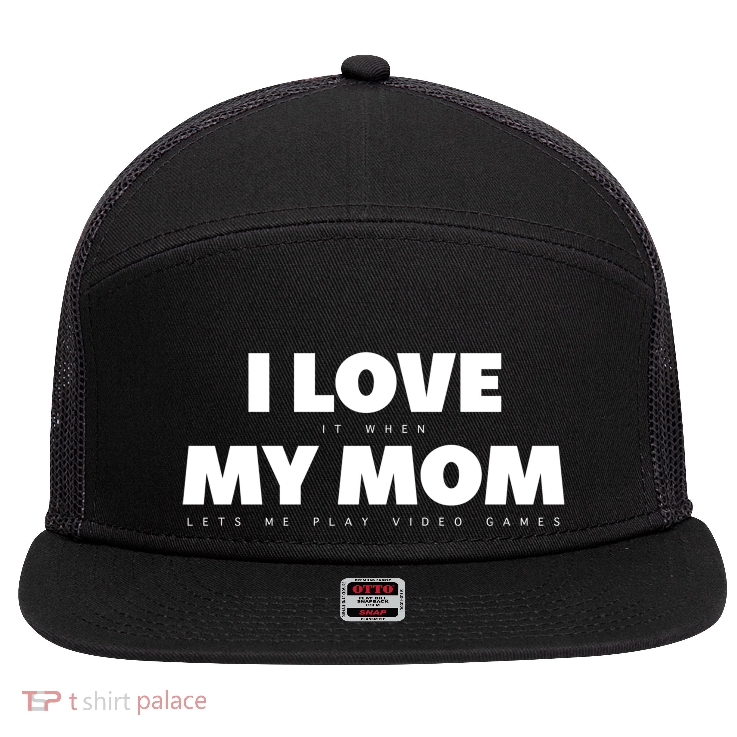 Gaming Gaming Gift 7 Panel Mesh Trucker Snapback Hat
