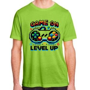 Gamer Gaming Game On Level Up Gift Adult ChromaSoft Performance T-Shirt