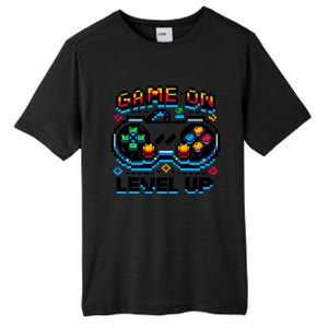 Gamer Gaming Game On Level Up Gift Tall Fusion ChromaSoft Performance T-Shirt