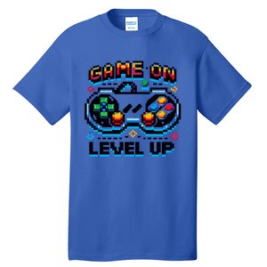 Gamer Gaming Game On Level Up Gift Tall T-Shirt