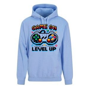 Gamer Gaming Game On Level Up Gift Unisex Surf Hoodie