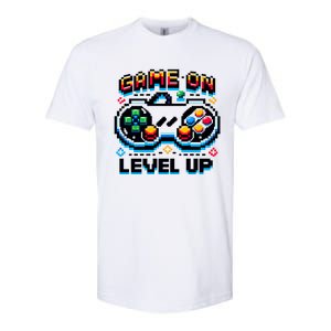 Gamer Gaming Game On Level Up Gift Softstyle CVC T-Shirt