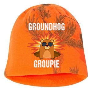 Groundhog Groupie Groundhog Day Party Kati - Camo Knit Beanie