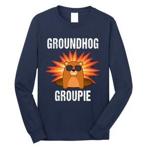 Groundhog Groupie Groundhog Day Party Long Sleeve Shirt