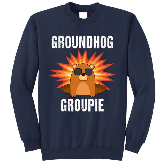 Groundhog Groupie Groundhog Day Party Sweatshirt