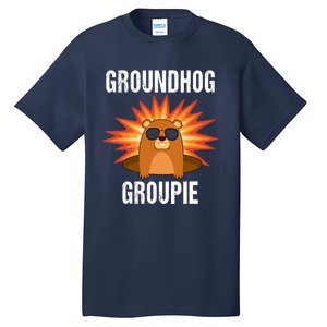 Groundhog Groupie Groundhog Day Party Tall T-Shirt