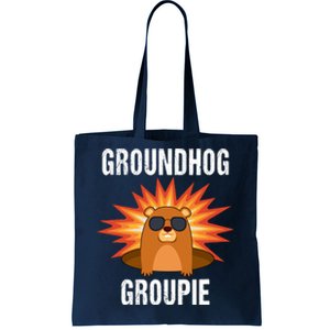 Groundhog Groupie Groundhog Day Party Tote Bag