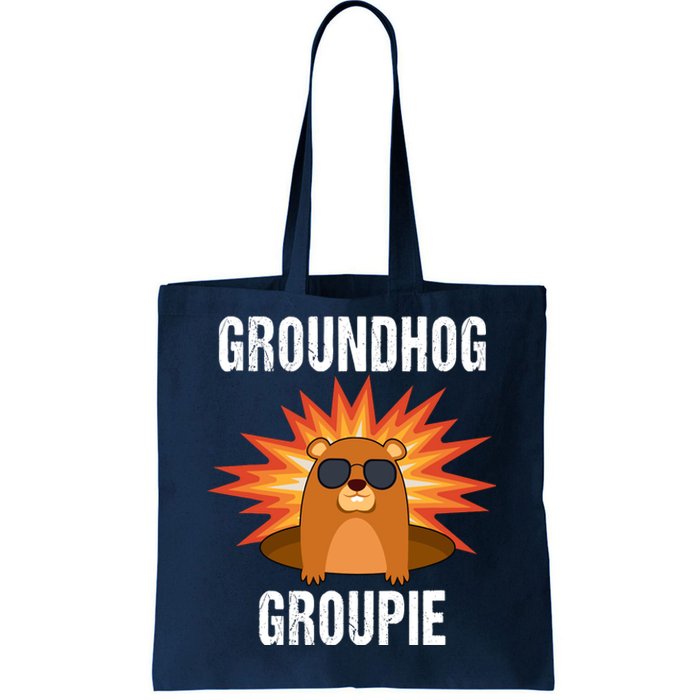 Groundhog Groupie Groundhog Day Party Tote Bag