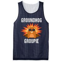 Groundhog Groupie Groundhog Day Party Mesh Reversible Basketball Jersey Tank