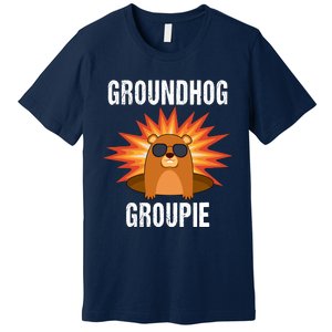 Groundhog Groupie Groundhog Day Party Premium T-Shirt