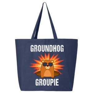 Groundhog Groupie Groundhog Day Party 25L Jumbo Tote