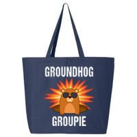 Groundhog Groupie Groundhog Day Party 25L Jumbo Tote