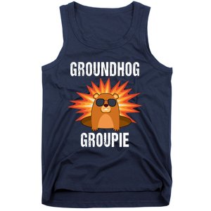 Groundhog Groupie Groundhog Day Party Tank Top