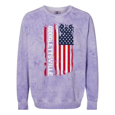 Goodlettsville Gift Colorblast Crewneck Sweatshirt