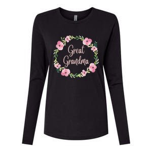 Great Grandma Grandmother Gigi Nana Pregnancy Announcet Gift Womens Cotton Relaxed Long Sleeve T-Shirt