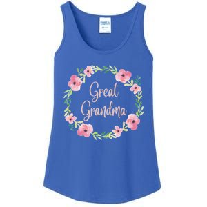 Great Grandma Grandmother Gigi Nana Pregnancy Announcet Gift Ladies Essential Tank