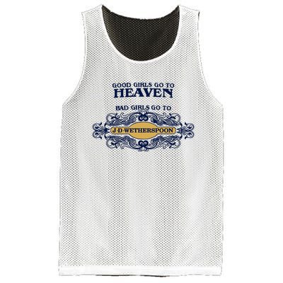 Good Girl Go To Heaven Bad Girl Go To Jdwetherspoons Mesh Reversible Basketball Jersey Tank